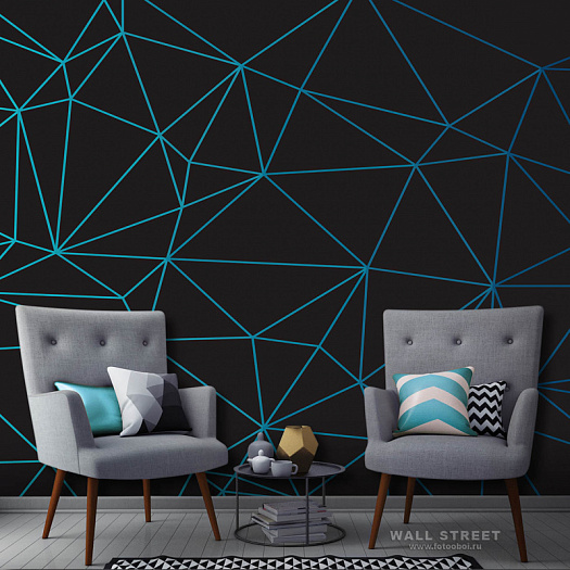 Фотообои в интерьере артикул Geometry 27, GEOMETRY, Wall street Фотообои в интерьере артикул Geometry 27, GEOMETRY, Wall street