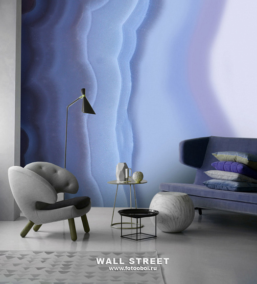 Фотообои в интерьере артикул Elegant 2, ELEGANT, Wall street