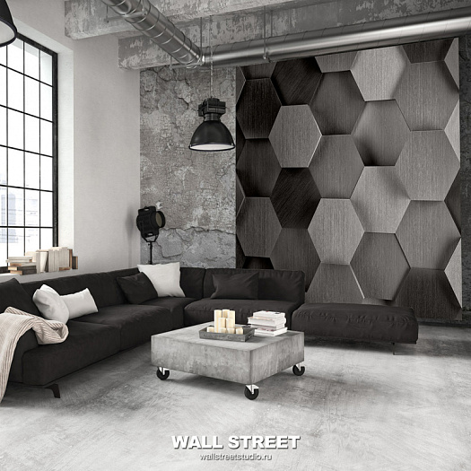 Фотообои в интерьере артикул 3D Force 16, 3D FORCE, Wall street